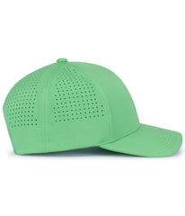 Pacific Headwear P413 Lightweight Perforated Snapback Cap - Retro Green - Retro Green / One Size Fits Most
