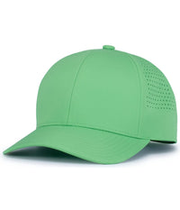 Pacific Headwear P413 Lightweight Perforated Snapback Cap - Retro Green - Retro Green / One Size Fits Most