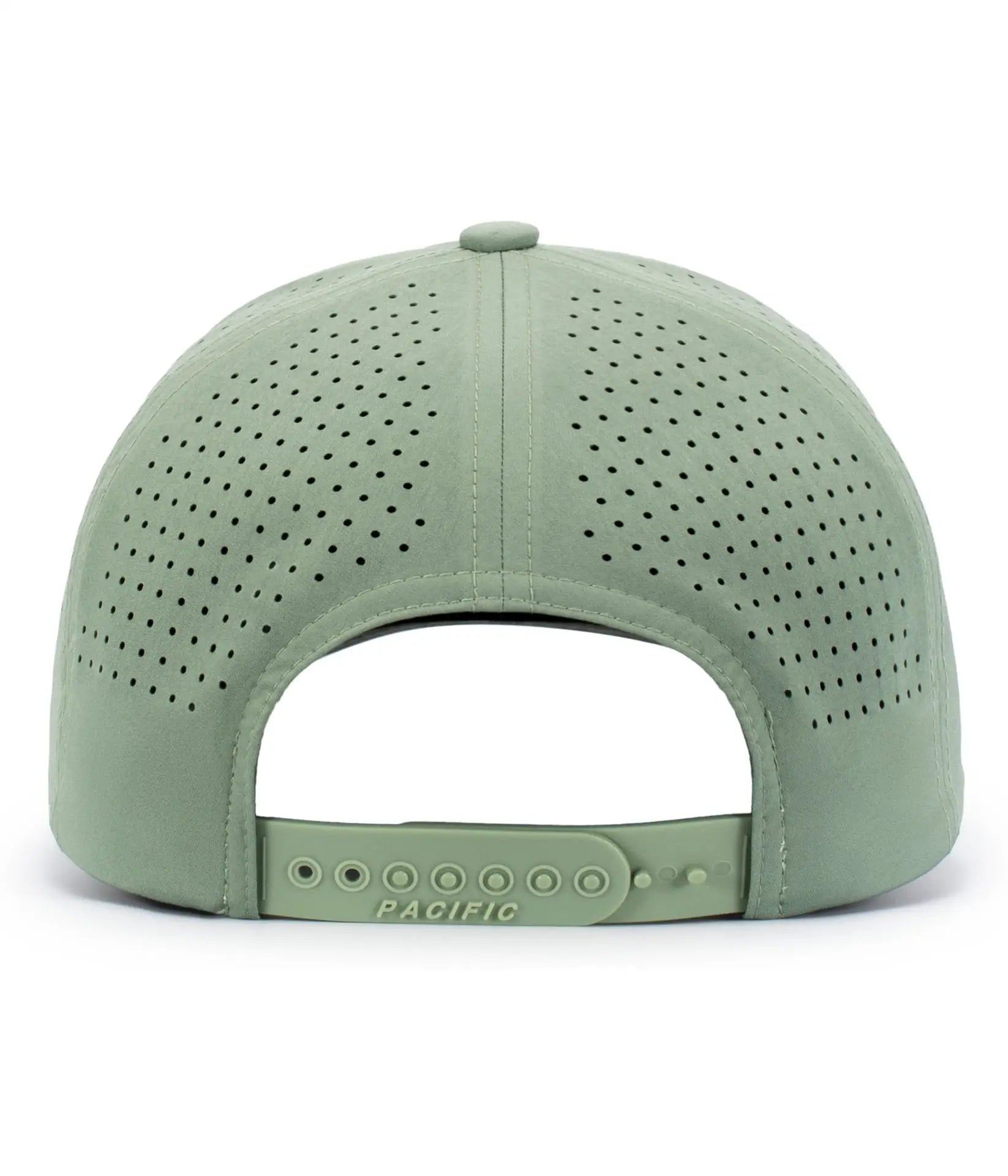 Pacific Headwear P413 Lightweight Perforated Snapback Cap - Sage - Sage / One Size Fits Most