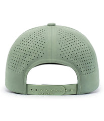 Pacific Headwear P413 Lightweight Perforated Snapback Cap - Sage - Sage / One Size Fits Most