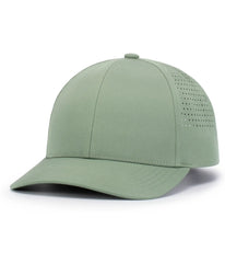 Pacific Headwear P413 Lightweight Perforated Snapback Cap - Sage - Sage / One Size Fits Most