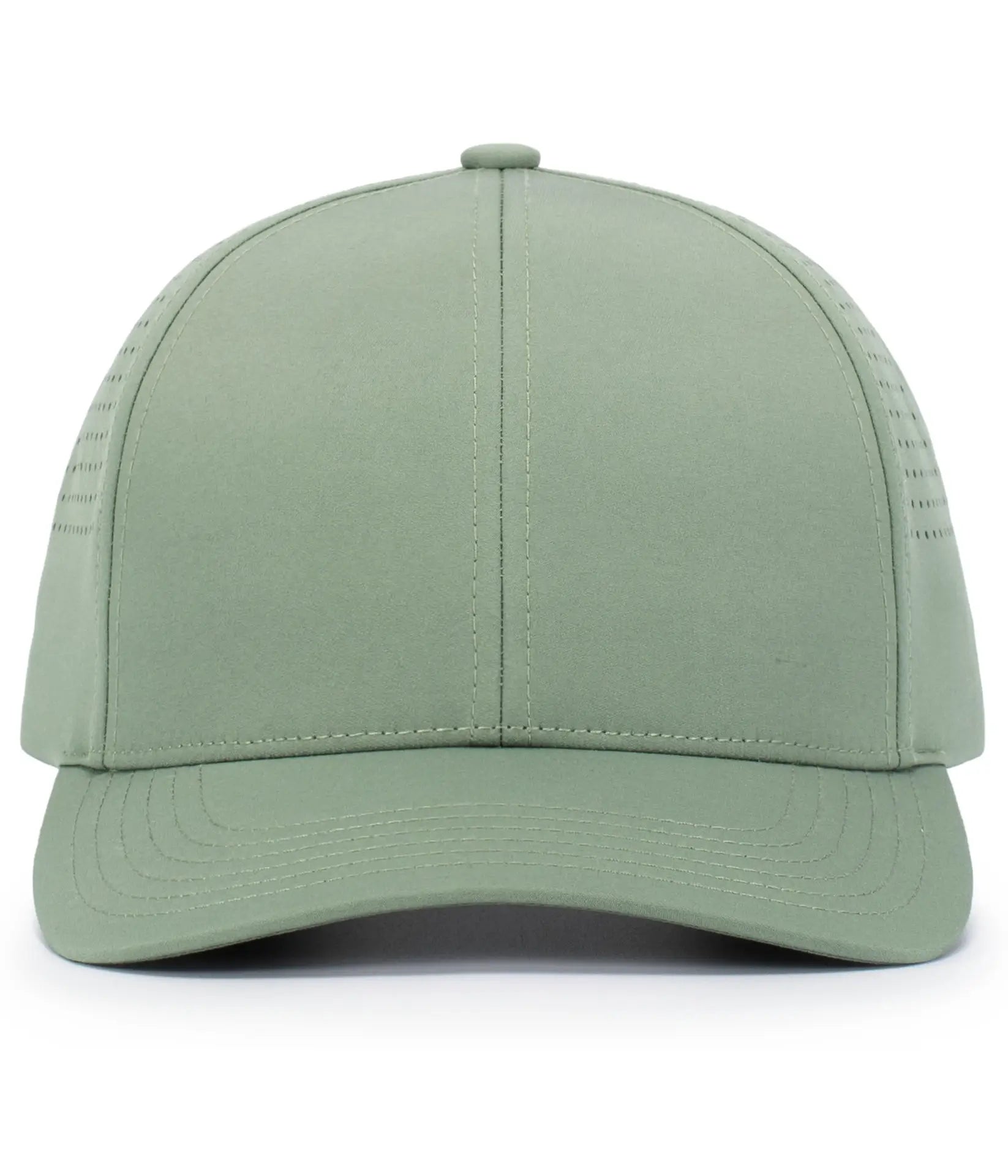 Pacific Headwear P413 Lightweight Perforated Snapback Cap - Sage - Sage / One Size Fits Most