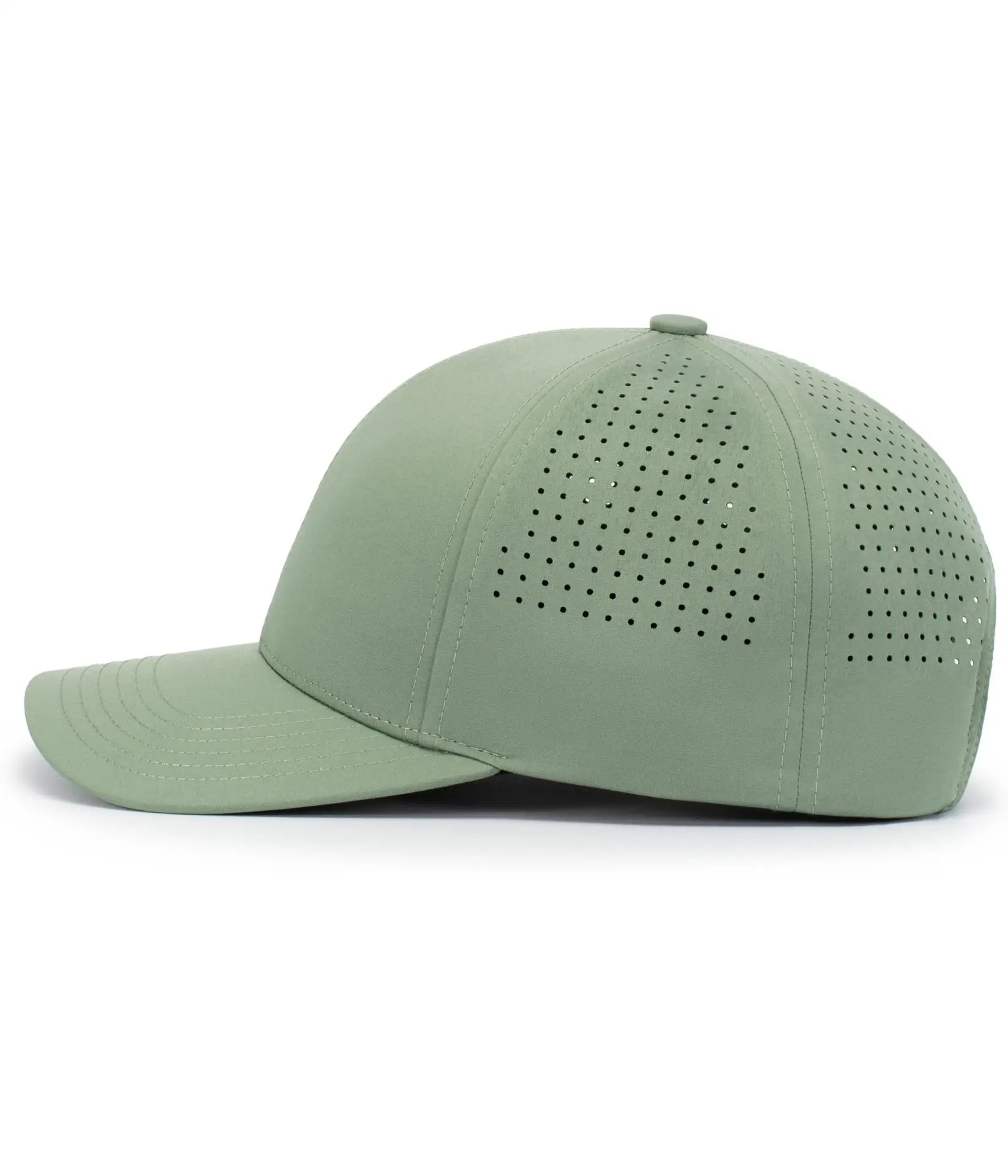 Pacific Headwear P413 Lightweight Perforated Snapback Cap - Sage - Sage / One Size Fits Most