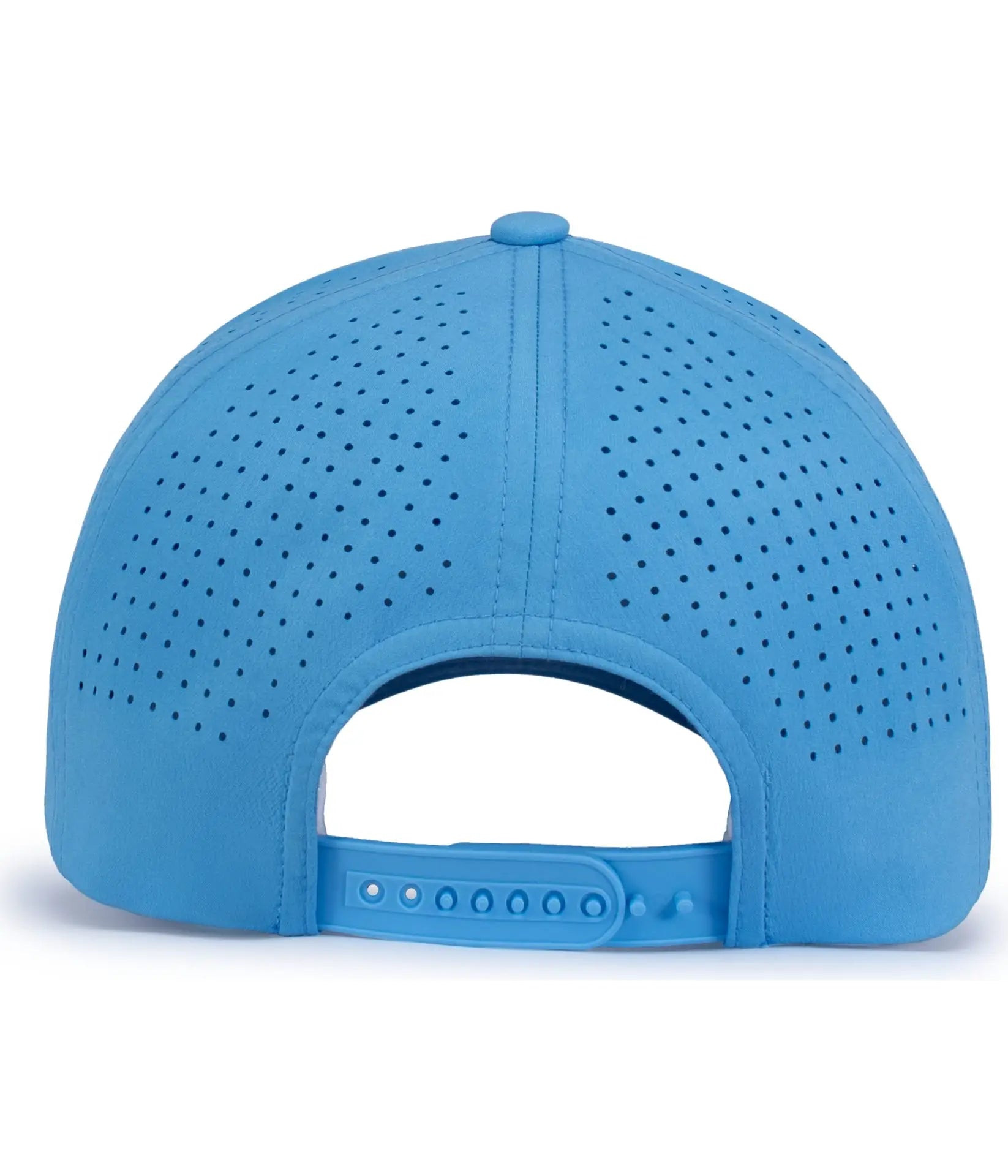 Pacific Headwear P413 Lightweight Perforated Snapback Cap - Tranquil Blue - Tranquil Blue / One Size Fits Most