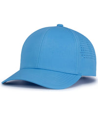 Pacific Headwear P413 Lightweight Perforated Snapback Cap - Tranquil Blue - Tranquil Blue / One Size Fits Most