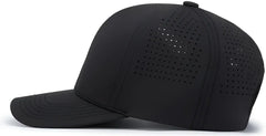 Pacific Headwear P413 Lightweight Perforated Snapback Charcoal Charcoal / 7’’ 7 7/8’’