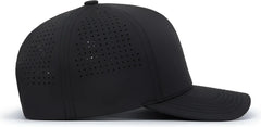 Pacific Headwear P413 Lightweight Perforated Snapback Charcoal Charcoal / 7’’ 7 7/8’’