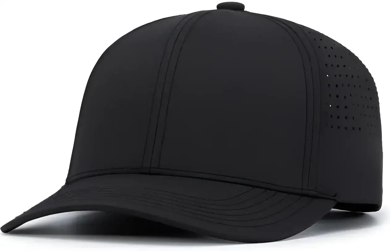Pacific Headwear P413 Lightweight Perforated Snapback Charcoal Charcoal / 7’’ 7 7/8’’