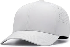 Pacific Headwear P413 Lightweight Perforated Snapback Silver Silver / 7’’ 7 7/8’’