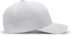Pacific Headwear P413 Lightweight Perforated Snapback Silver Silver / 7’’ 7 7/8’’