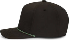 Pacific Headwear P421 Weekender Cap - Black Gingko - Black Gray / 7’’ 7 7/8’’