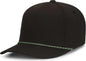 Pacific Headwear P421 Weekender Cap - Black Gingko - Black Gray / 7’’ 7 7/8’’