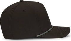 Pacific Headwear P421 Weekender Cap - Black Graphite White - Black Dark Gray White / OS
