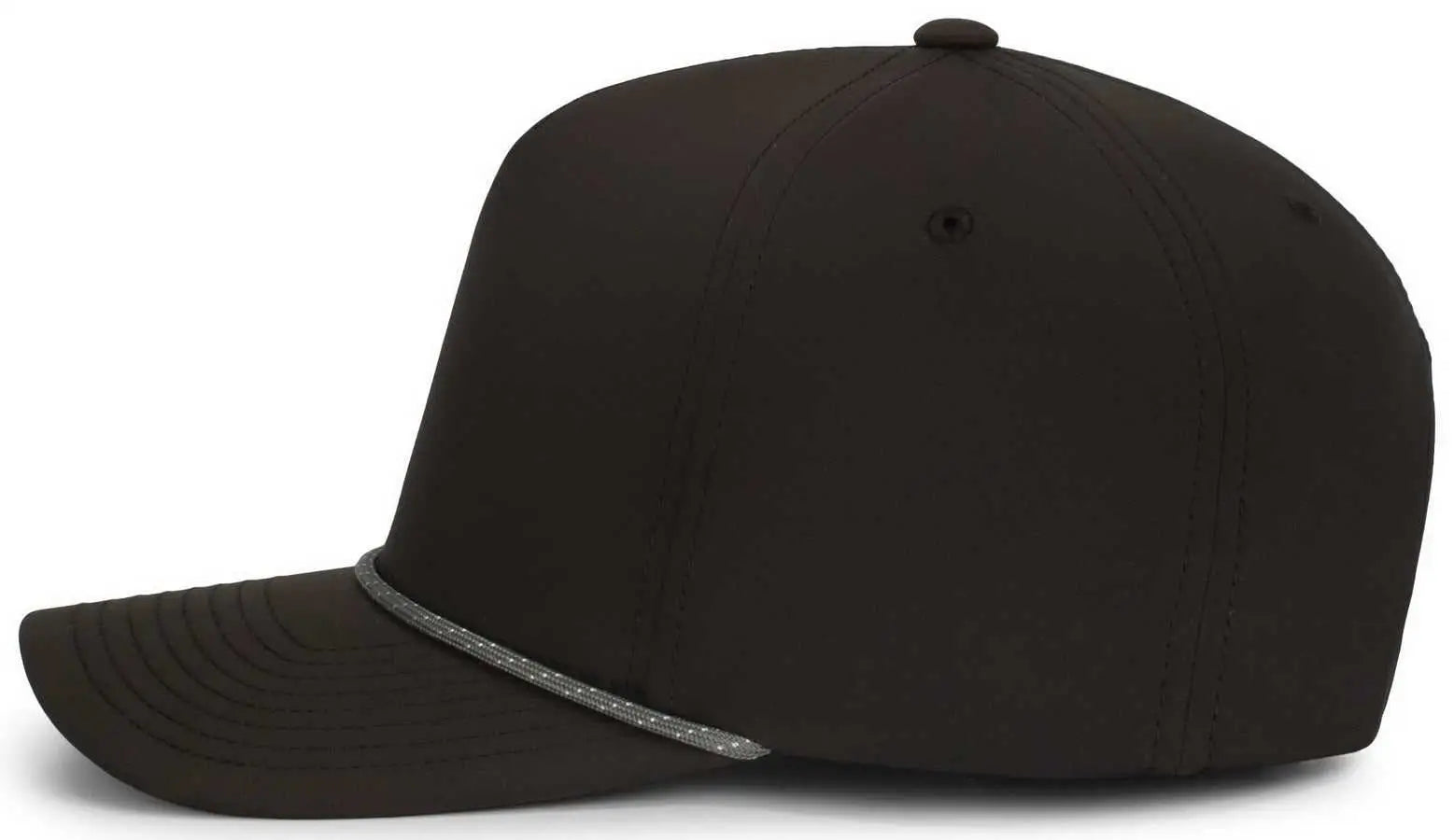 Pacific Headwear P421 Weekender Cap - Black Graphite White - Black White / 7’’ 7 7/8’’