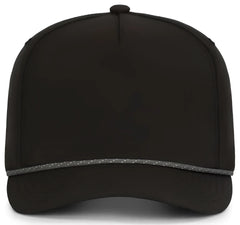 Pacific Headwear P421 Weekender Cap - Black Graphite White - Black White / 7’’ 7 7/8’’