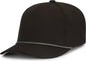 Pacific Headwear P421 Weekender Cap - Black Graphite White - Black Dark Gray White / OS