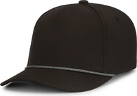 Pacific Headwear P421 Weekender Cap - Black Graphite White - Black Dark Gray White / OS