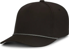 Pacific Headwear P421 Weekender Cap - Black Graphite White - Black Dark Gray White / OS