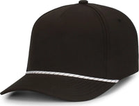 Pacific Headwear P421 Weekender Cap - Black White Black - Black White Black / OS