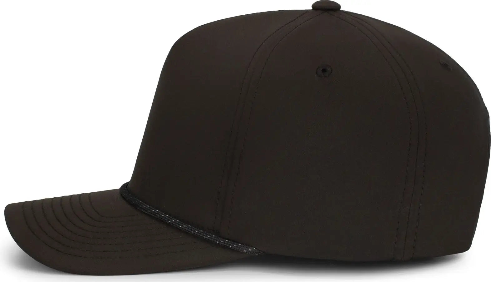 Pacific Headwear P421 Weekender Cap - Black Black White - Black Black White / OS