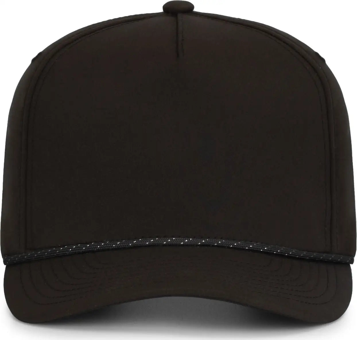 Pacific Headwear P421 Weekender Cap - Black Black White - Black Black White / OS