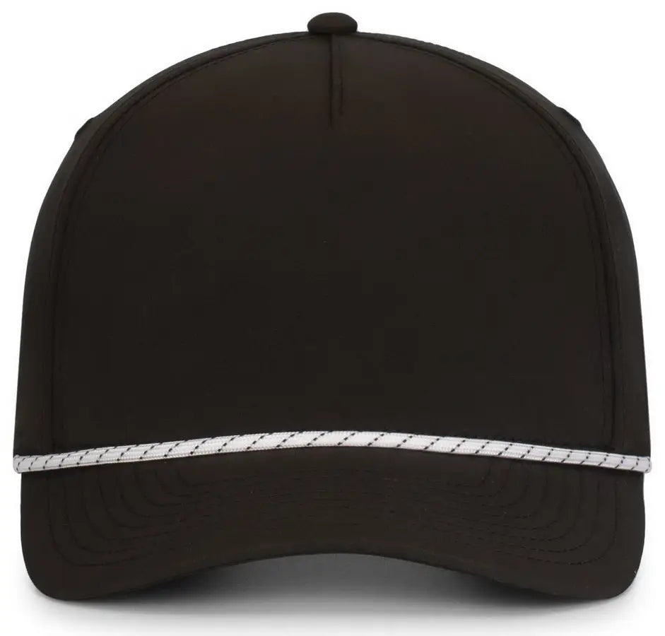 Pacific Headwear P421 Weekender Cap - Black White Black - Black White / 7’’ 7 7/8’’