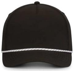 Pacific Headwear P421 Weekender Cap - Black White Black - Black White / 7’’ 7 7/8’’