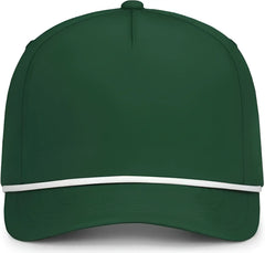 Pacific Headwear P421 Weekender Cap - Dark Green White - Forest White / 7’’ 7 7/8’’