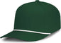 Pacific Headwear P421 Weekender Cap - Dark Green White - Forest White / 7’’ 7 7/8’’