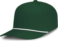 Pacific Headwear P421 Weekender Cap - Dark Green White - Forest White / 7’’ 7 7/8’’