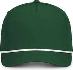 Pacific Headwear P421 Weekender Cap - Dark Green White - Forest White / OS