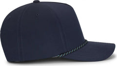 Pacific Headwear P421 Weekender Cap - Navy Navy Aqua - Navy Navy Aqua / OS