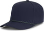 Pacific Headwear P421 Weekender Cap - Navy Navy Aqua B01F - Navy Aqua / 7’’ 7 7/8’’