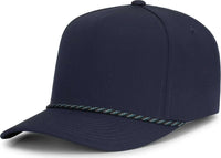Pacific Headwear P421 Weekender Cap - Navy Navy Aqua B01F - Navy Aqua / 7’’ 7 7/8’’