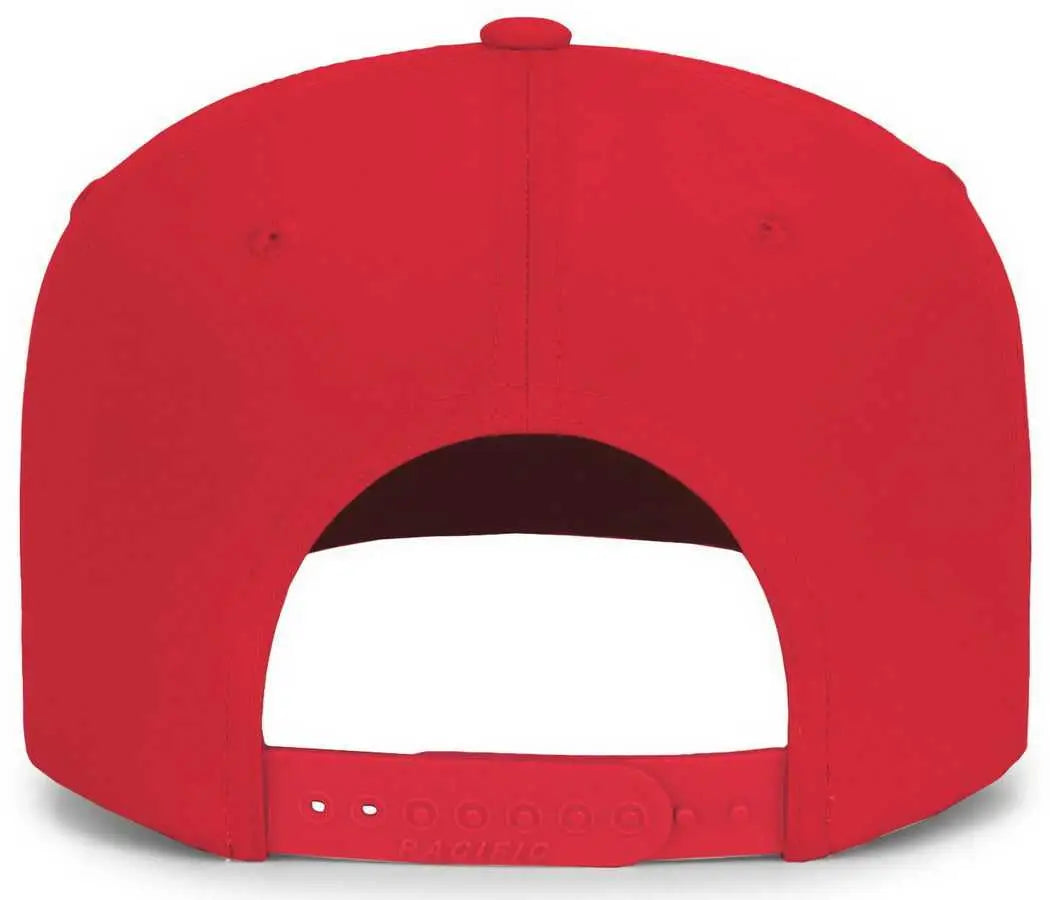 Pacific Headwear P421 Weekender Cap - Red White - Red White / 7’’ 7 7/8’’