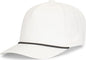 Pacific Headwear P421 Weekender Cap - White Black White - White Black White / OS