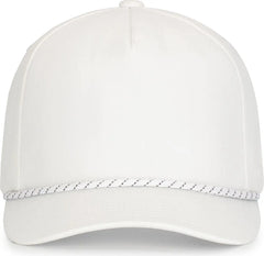 Pacific Headwear P421 Weekender Cap - White White Black - White White Black / OS