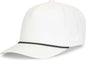 Pacific Headwear P421 Weekender Cap - White Black White - White Black / 7’’ 7 7/8’’