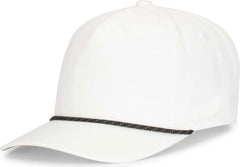 Pacific Headwear P421 Weekender Cap - White Black White - White Black / 7’’ 7 7/8’’