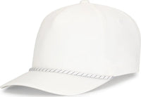 Pacific Headwear P421 Weekender Cap - White White Black - White White Black / OS