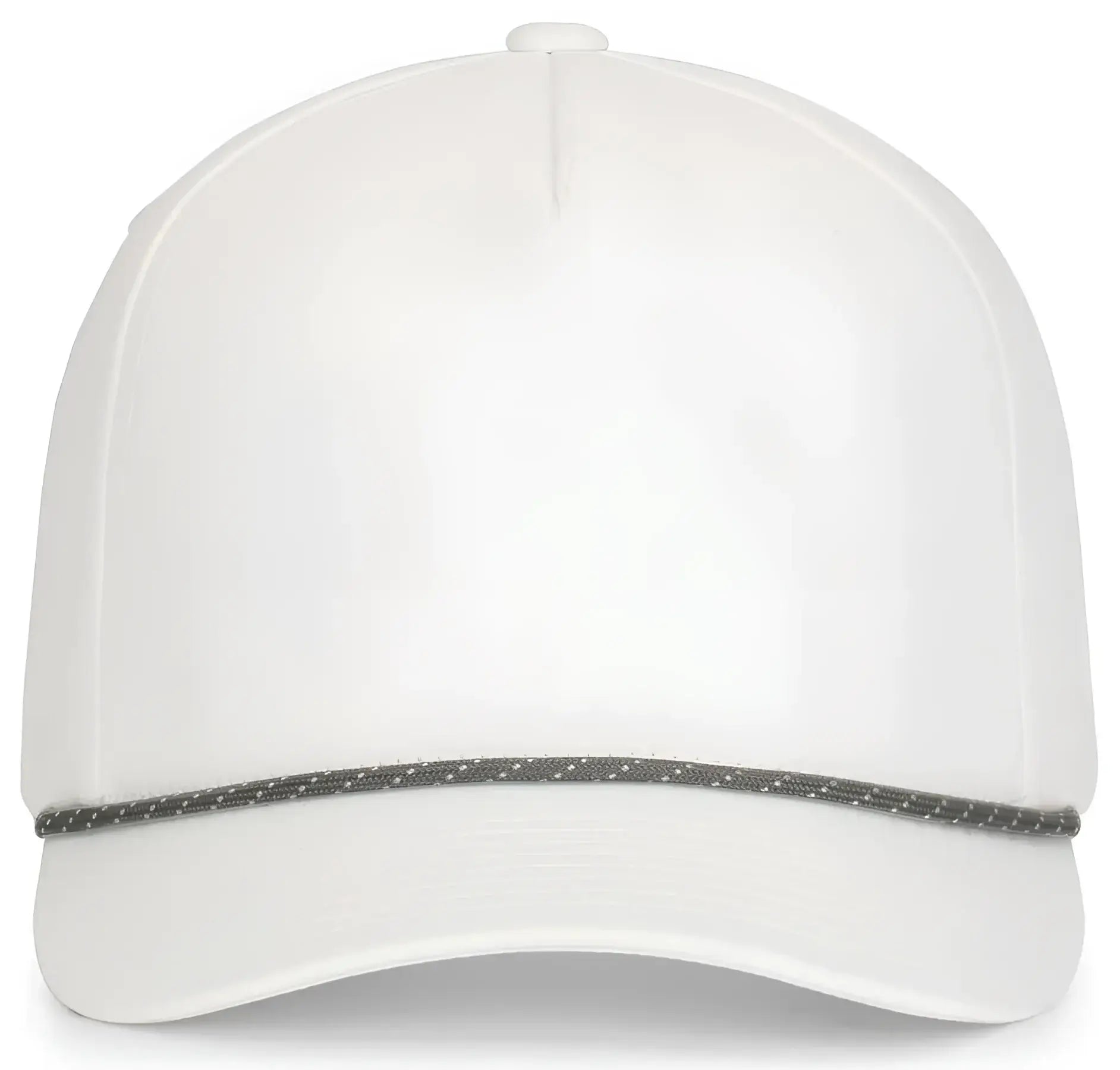 Pacific Headwear P421 Weekender Cap - White Graphite White - White Dark Gray / 7’’ 7 7/8’’