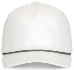 Pacific Headwear P421 Weekender Cap - White Graphite White - White Dark Gray / 7’’ 7 7/8’’