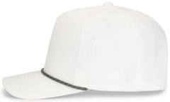 Pacific Headwear P421 Weekender Cap - White Graphite White - White Dark Gray / 7’’ 7 7/8’’