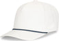 Pacific Headwear P421 Weekender Cap - White Navy White - White Navy White / OS