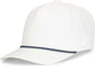 Pacific Headwear P421 Weekender Cap - White Navy White - White Navy / 7’’ 7 7/8’’