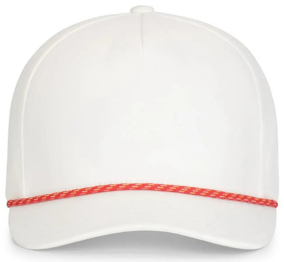 Pacific Headwear P421 Weekender Cap - White Red Gold B01N - White Red / 7’’ 7 7/8’’