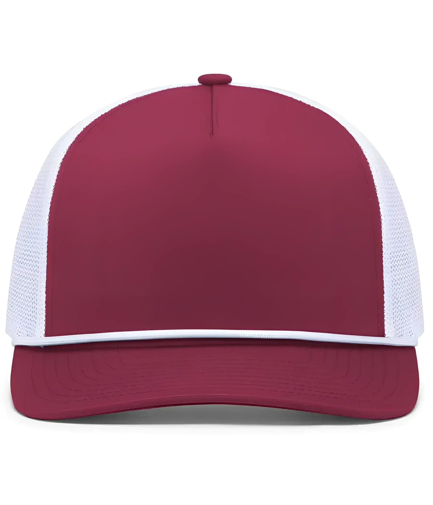 Pacific Headwear P423 Weekender Trucker Cap - Berry White Berry - Cardinal White / 7’’ 7 7/8’’