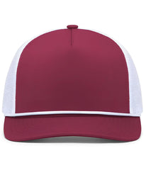 Pacific Headwear P423 Weekender Trucker Cap - Berry White Berry - Cardinal White / 7’’ 7 7/8’’