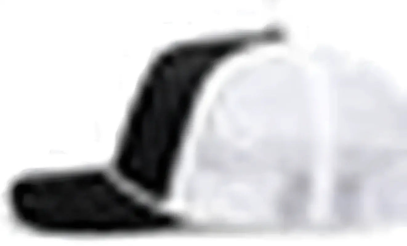 Pacific Headwear P423 Weekender Trucker Cap - Black White Black - Black White / 7’’ 7 7/8’’
