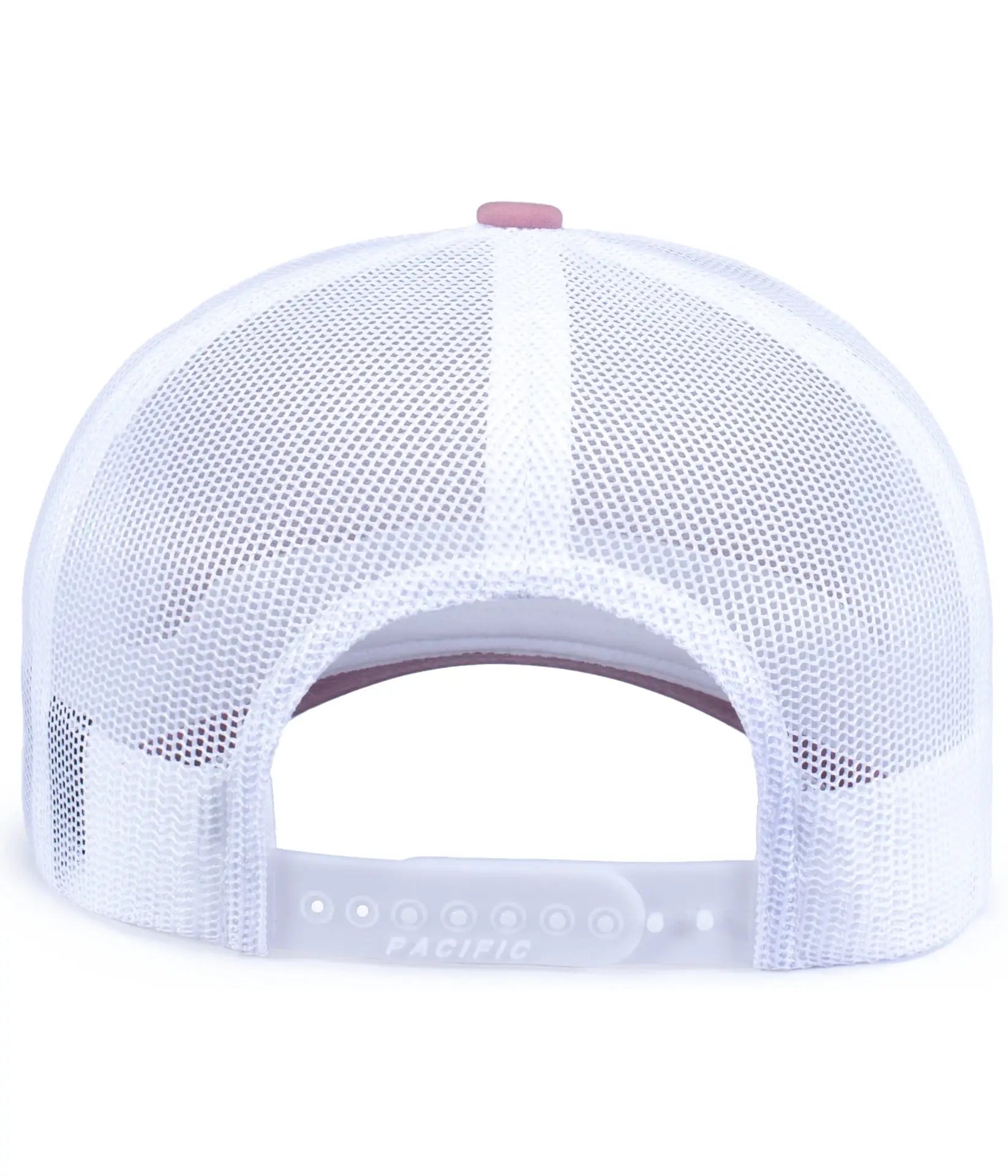 Pacific Headwear P423 Weekender Trucker Cap - Dusty Maroonuve White - Dusty Maroonuve White / One Size Fits Most
